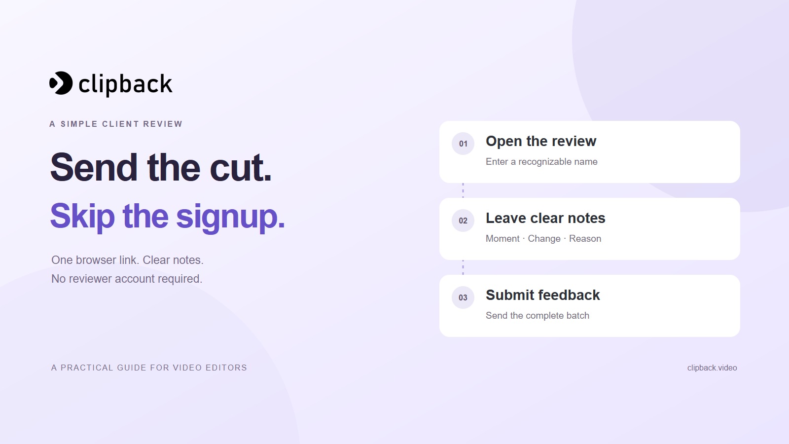How to Send Videos to Clients for Feedback Without an Account
